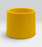 Small Yellow Round Plant Pot 7.5 cm Indoor Succulent Planter Gift - Image 8