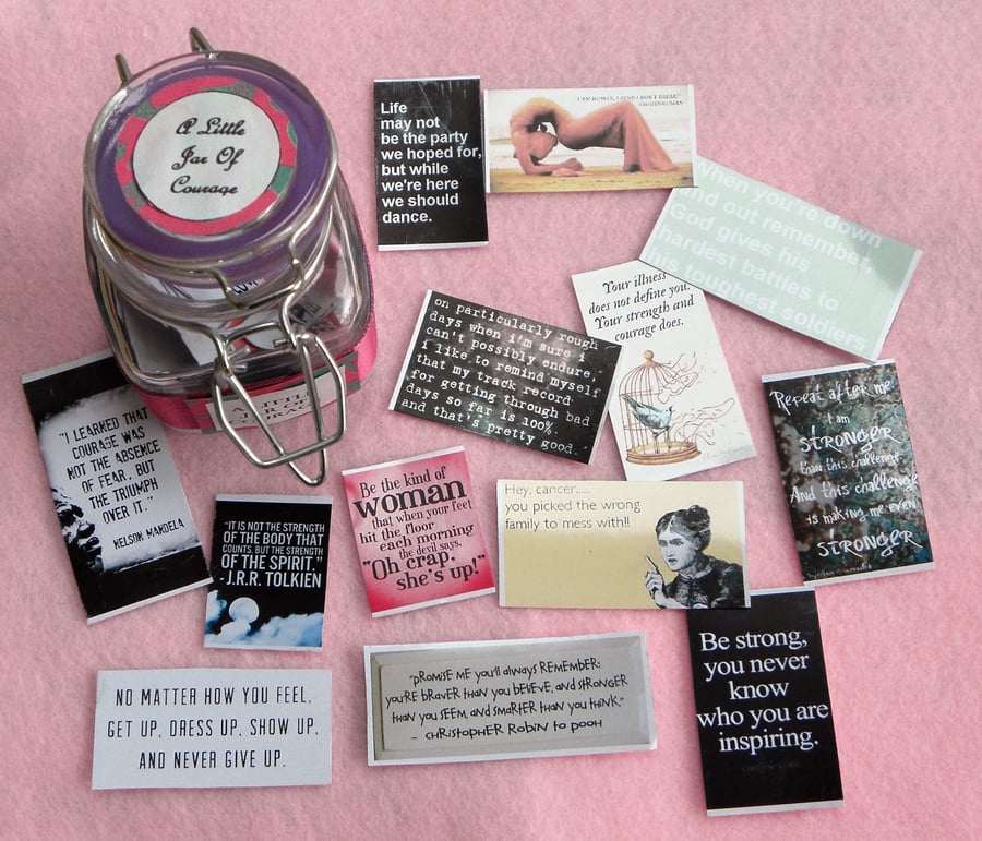 A Little Jar of Courage - Breast cancer suppport