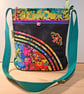 Handbag with colorful flowers and butterflies  - Image 9