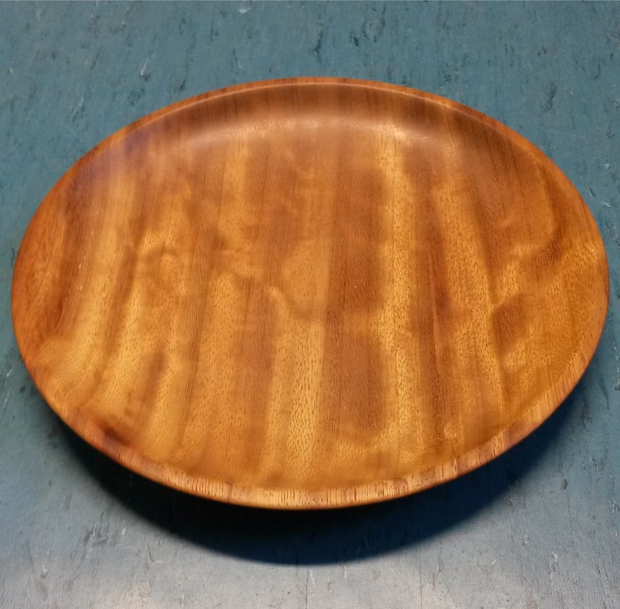 12" mahogany platters