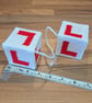 Novelty car decoration for learner drivers, with sucker-cup attachment - Image 2