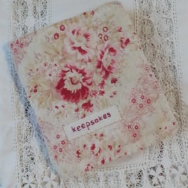 Keepsake book. Antique quilt