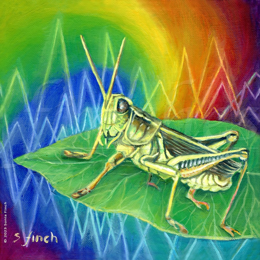 Spirit of Grasshopper - Limited Edition Giclée Print