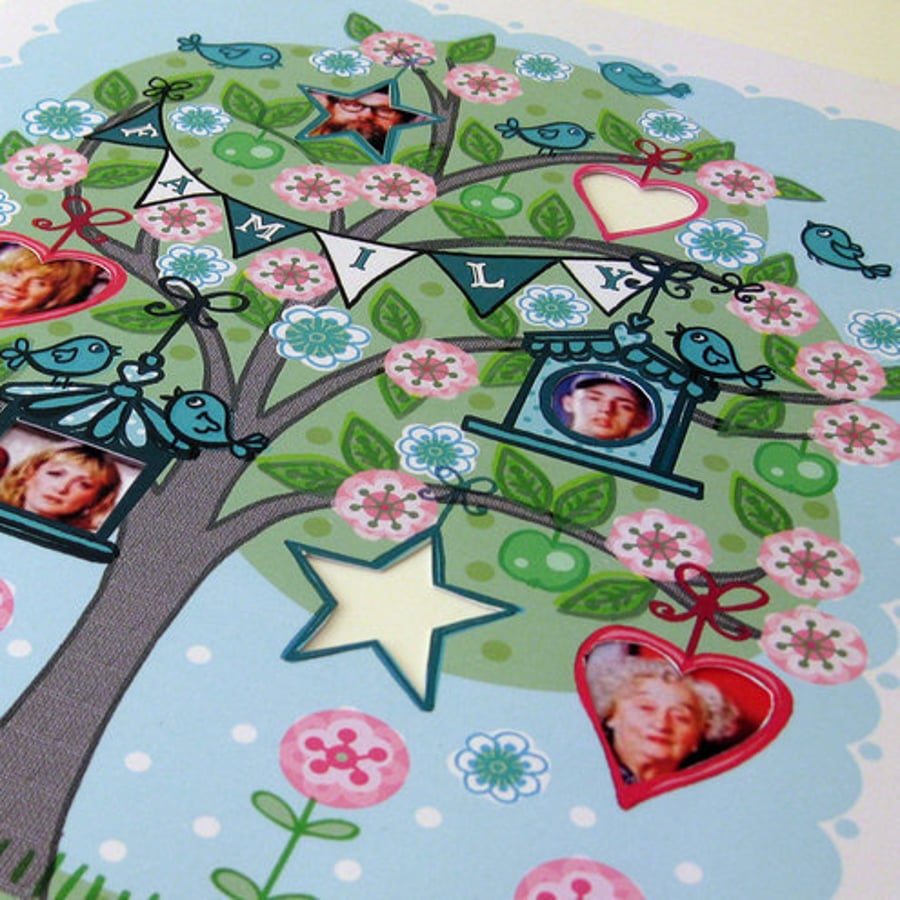 'Family Tree' - A4 Unframed Print