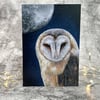 Queen of the Night Blank Greetings Card Printed from Original Art