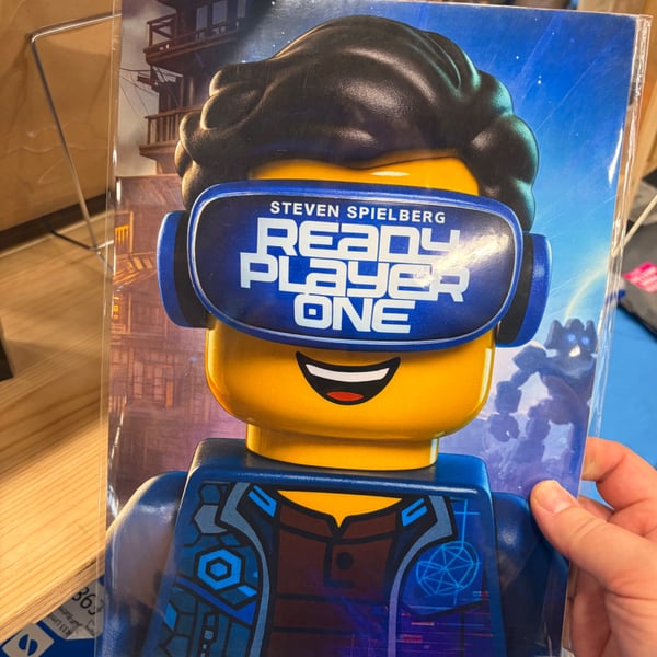 READY PLAYER ONE - Lego-inspired Movie Poster -A4