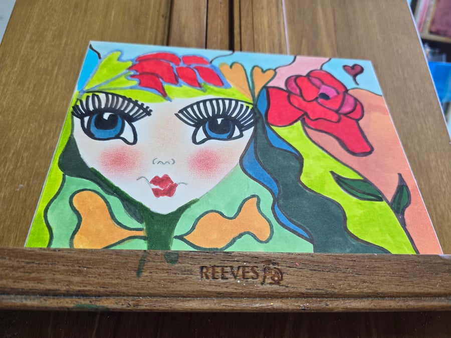 Fairy Canvas Drawing 