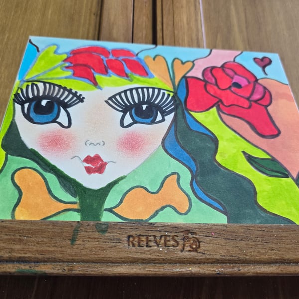 Fairy Canvas Drawing 