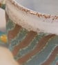 Turquoise zebra stripe mug - Image 2