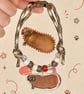 Green Flags Only Dog – Handmade Original Pet Illusration Pet Collar - Image 1