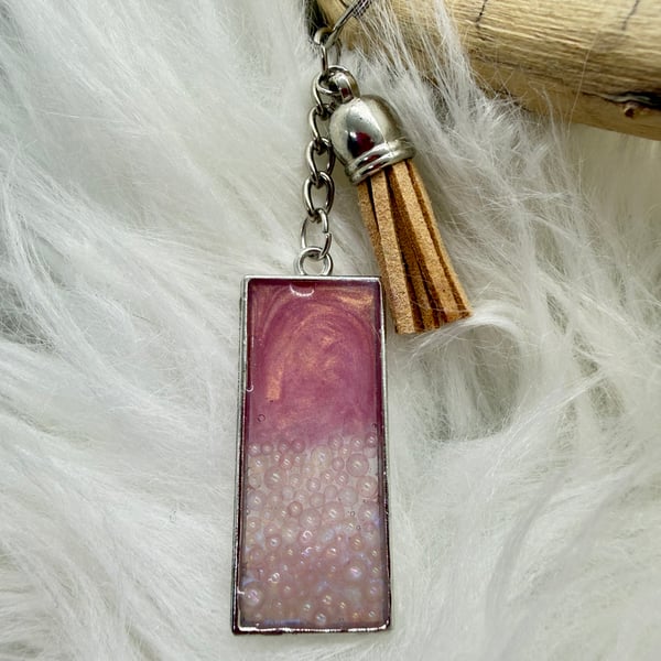 Resin keyring or bag charm