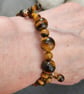 Tigers Eye memory wire bracelet - Image 4