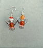 Carnelian & Cherry Quartz bracelet with matching earrings  - Image 3