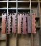 Parquet Art Teak & Mahogany Key Fobs  - Image 2