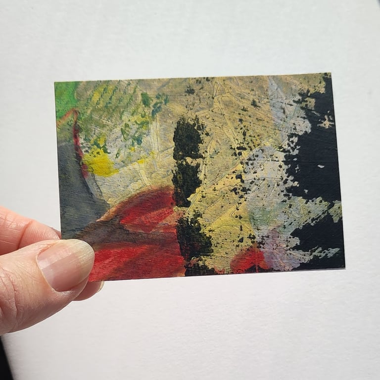 ACEO Original Painting Strata Series Entry Level Collection