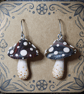 Long Galaxy Mushroom Earrings - Image 6