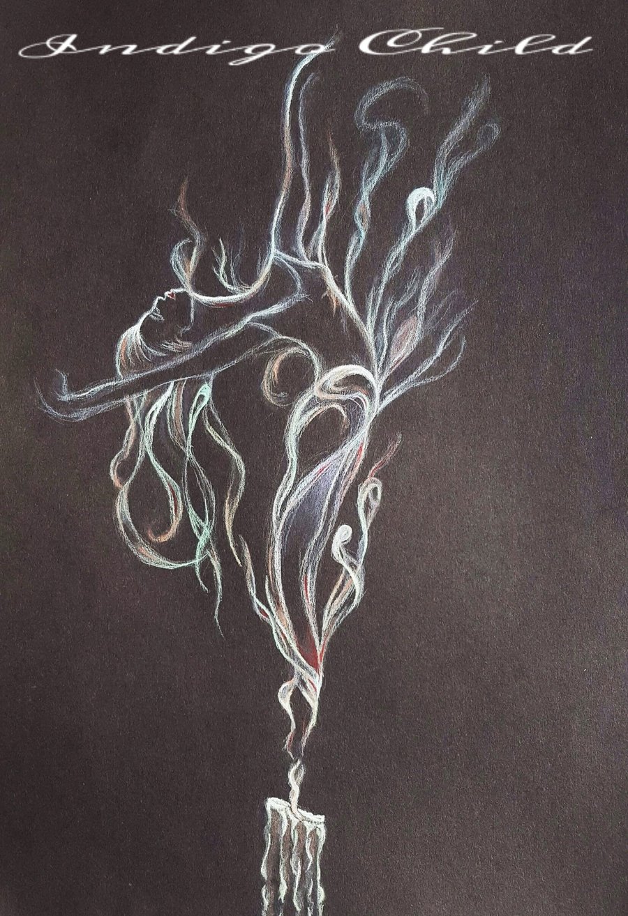 Art Drawing Ballerina Smoke Drawing