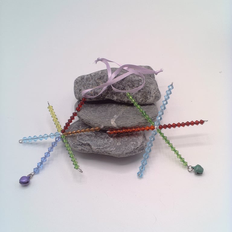 Crystal Christmas Star Tree Decoration - Pack of 2, Xmas Star Bauble, Christmas