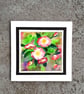 Sweet Briar. Handpainted Floral Rose Blank Greetings Card. Handmade Gift.  - Image 5