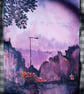 Smithdown at dusk watercolour print - Image 1