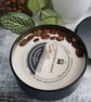 Vegan Coffee Scented Soy Wax Candle in Black Metal Tin Handmade
