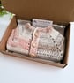 Crochet Newborn Baby Cardigan – Baby Cloud Colourway  - Image 9