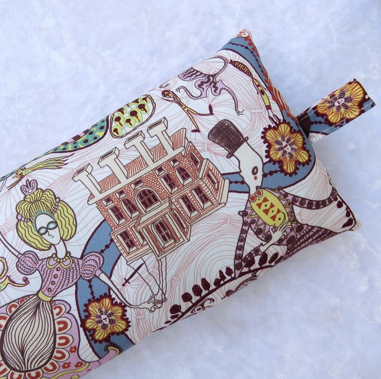 Keyboard wrist rest, Liberty Tana Lawn, Delusions of Grandeur, wrist support