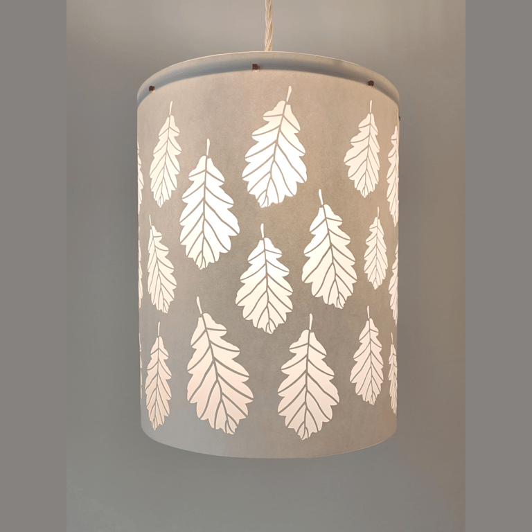 Oak Shade – Nature Inspired Paper Lampshade