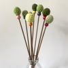 Eight Crochet Buds