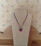 Liberty fabric cord felt lace pendant - Image 2