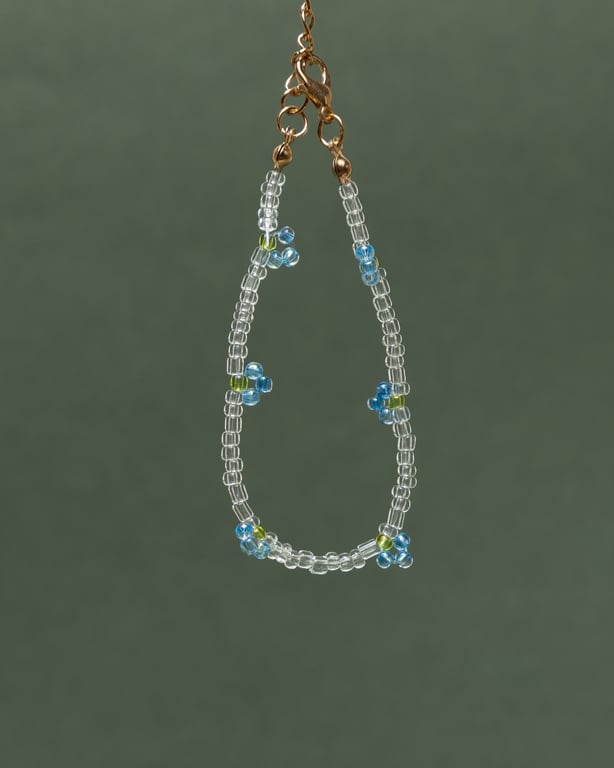 Beaded Blueberry (light) Bracelet - Smoothie Collection.