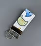 Colourful cat keychain. Hedgehog keyring. Hedgehog key fob. - Image 7