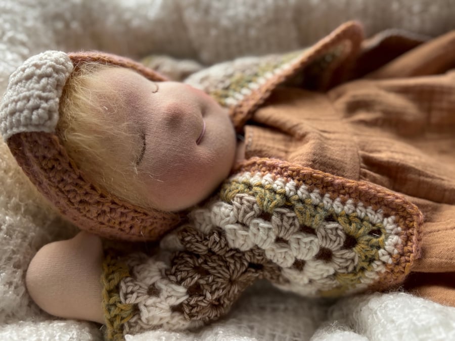 16” Waldorf inspired weighted baby