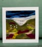 Sheep on the glenn felted picture. - Image 4