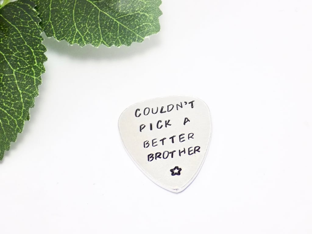 Guitar Pick for Brother, Custom Guitar Pick, Present from Sister, Gifts for Men