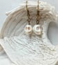 Howlite Skull Earrings - Image 1