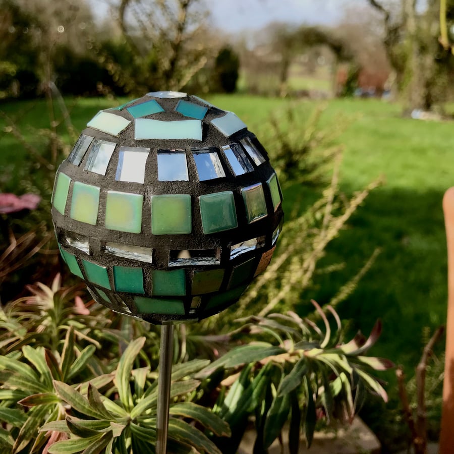 Mosaic Garden Ornament - Green - Available now!
