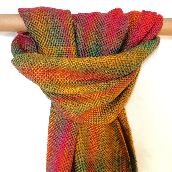 Hand Woven Plain Weave Scarf