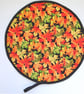 Aga Hob Lid Mat Pad Covers With Loop Surface Saver Autumn Leaves Orange Red - Image 2