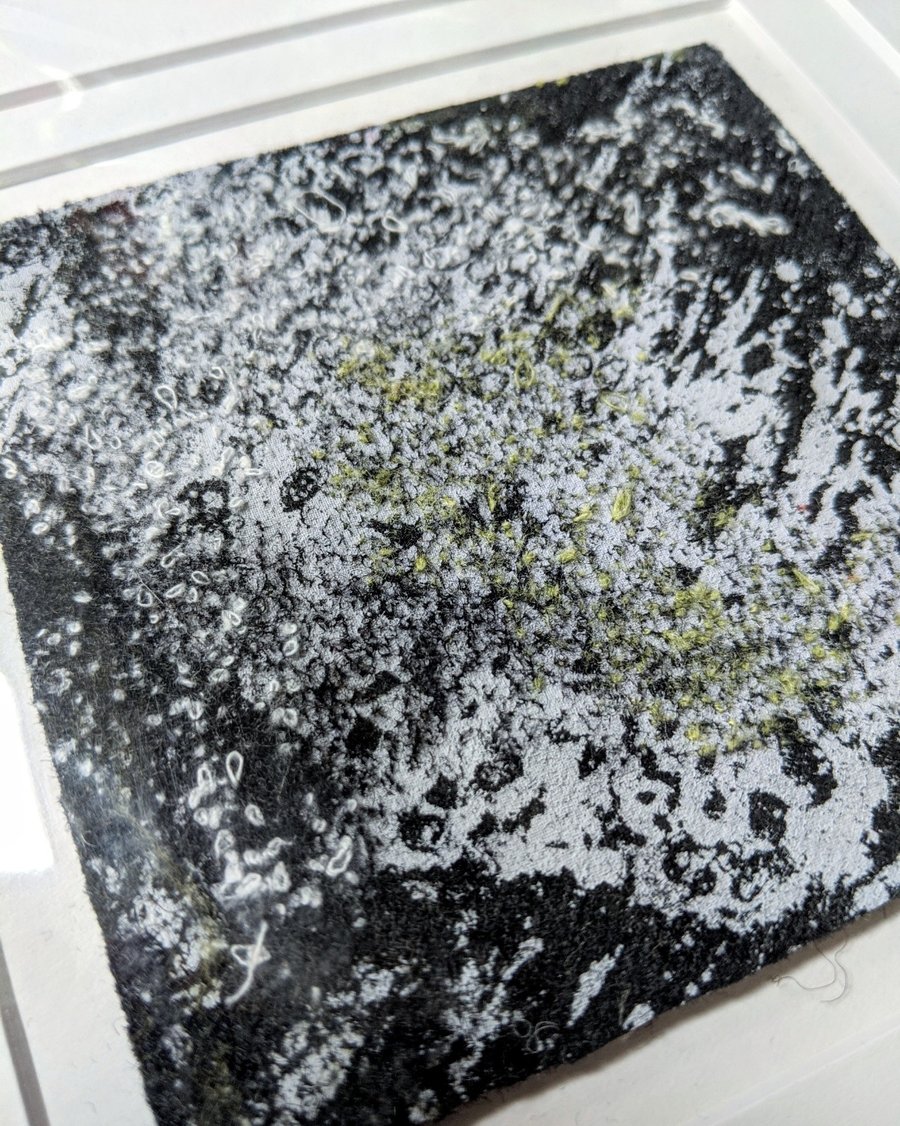 Coastal Inspired Printed & Embellished Recycled Textile Art Seconds Sunday