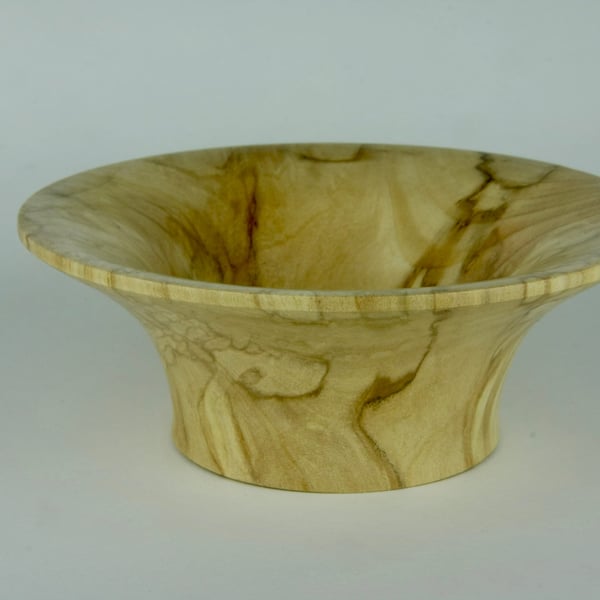Sycamore Wood Bowl, Ornamental Miniature Dish, No. 734