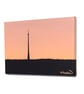 Emley Moor Tower at Dawn Painting - Yorkshire scene on small canvas - Image 2