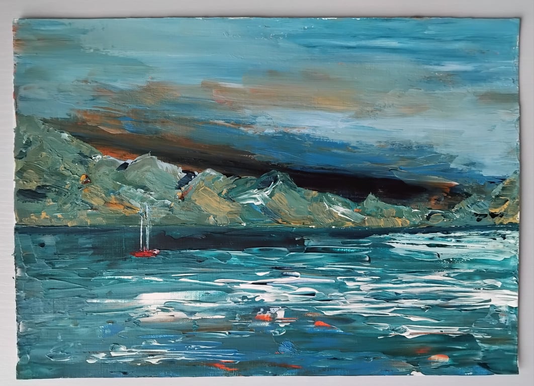 Mallorca painting acrylics