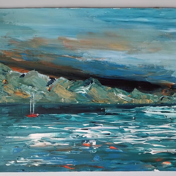 Mallorca painting acrylics