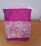 Strawberry Thief quilted zipped carton pouch - Image 1