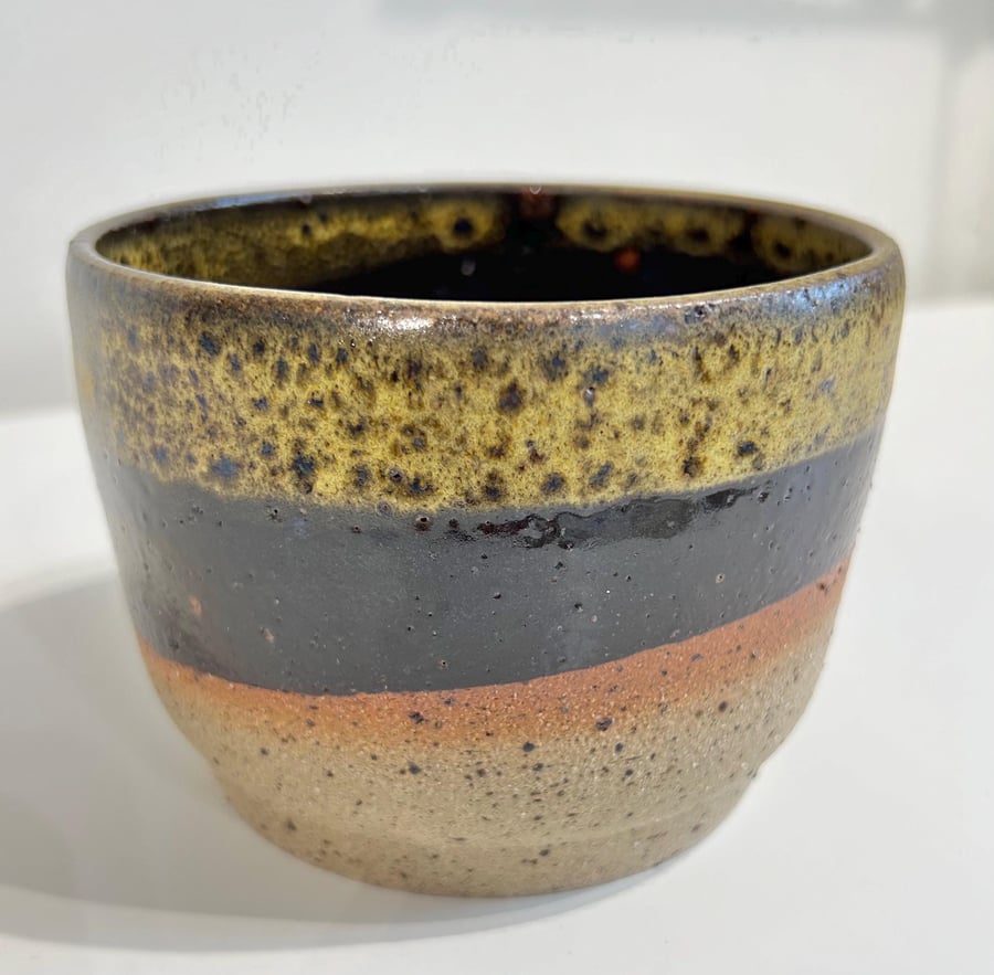 Hand thrown pot