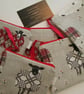 SALE Red Sheep  Coin Purse - Image 2
