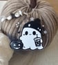 Handmade Acrylic Halloween Ghost & Gonk Keyrings - Image 2