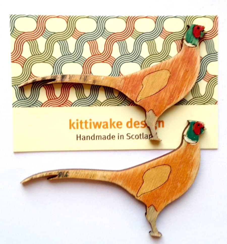 Pheasant Brooch 