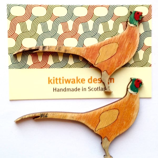 Pheasant Brooch 